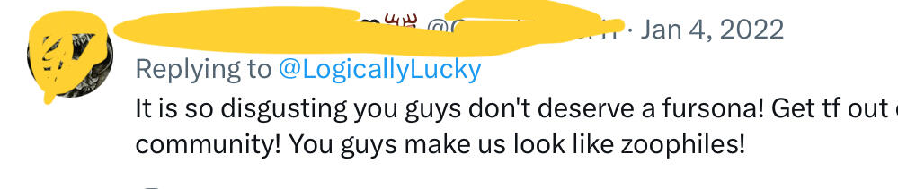 I’m staying a furry, I was a furry long before discovering zoo stuff because I was a literal child when I joined the fandom