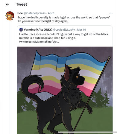 Love how they put “people” in air quotes, so species afirming